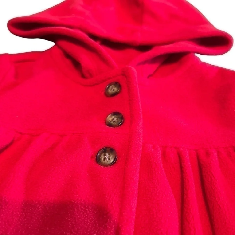 🆕 Carters Red Hooded Sweater 6-9 months baby​